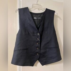 100% Linen Vest